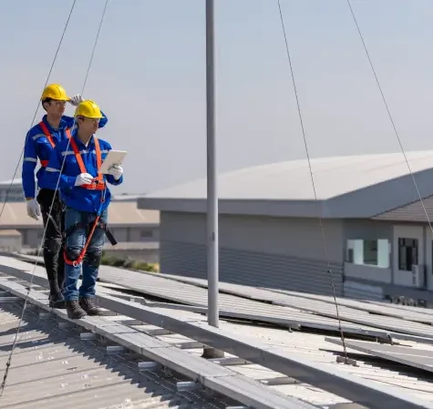 Commercial roof design safety standards